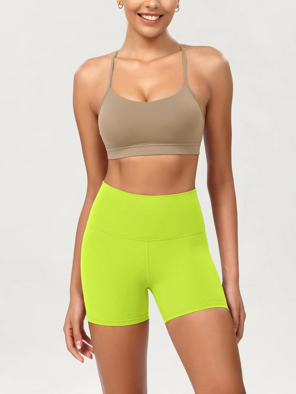 ODODOS ODCLOUD Lounge Yoga Shorts for Women- 4" / 6" / 8" /10" High Waist Buttery Soft Biker Shorts
