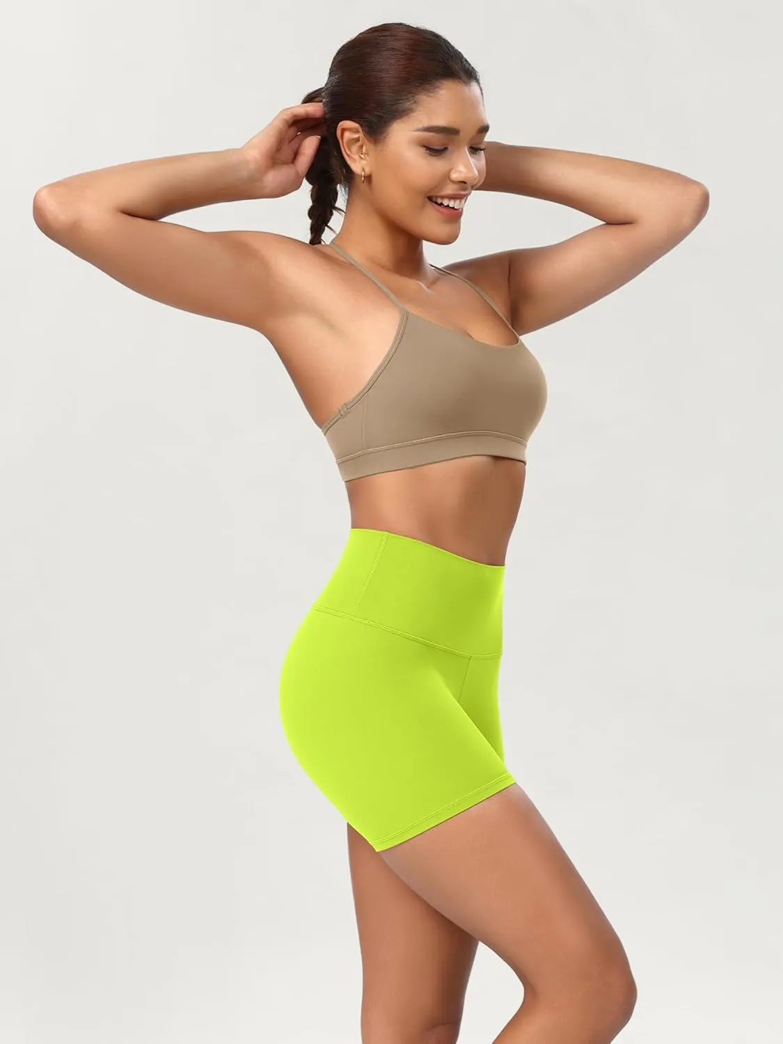 ODODOS ODCLOUD Lounge Yoga Shorts for Women- 4" / 6" / 8" /10" High Waist Buttery Soft Biker Shorts