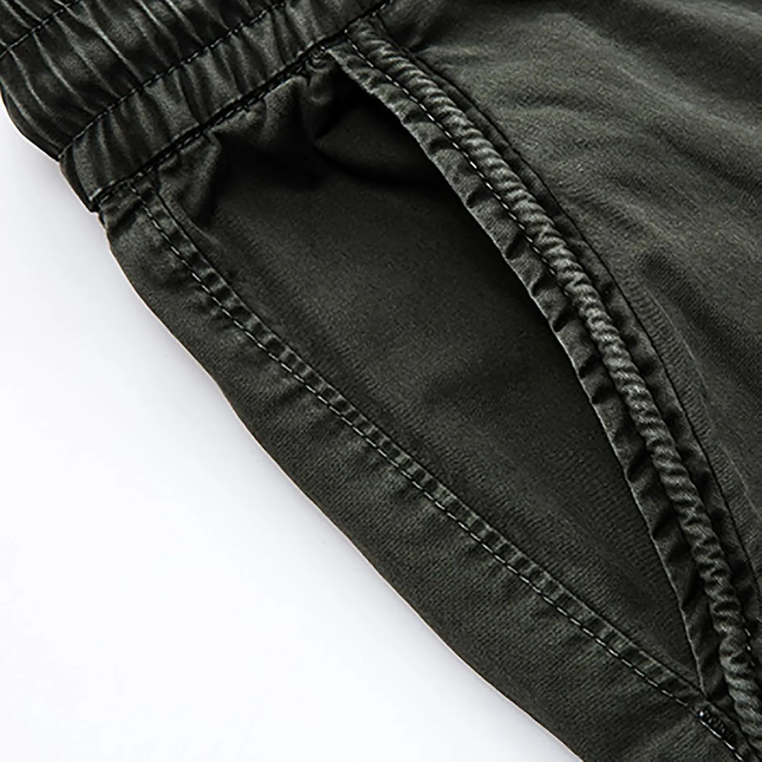 Parachute Pants for Men Lightweight Tactical Cargo Pants with Multi Pockets Casual Loose Hiking Trouser Outdoor