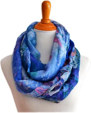 patterned Infinity Loop Scarf Cowl