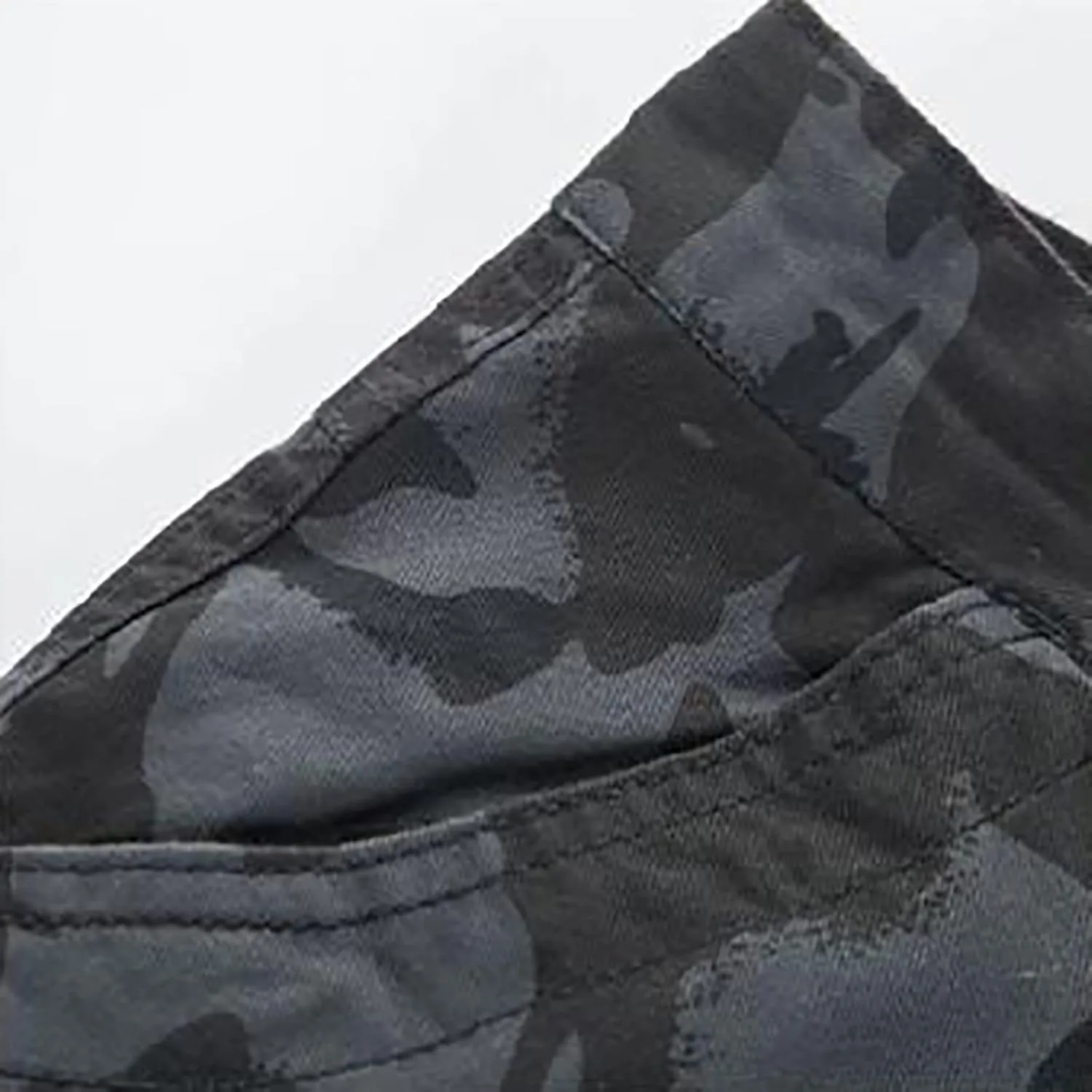Ripstop Tactical Pants Men's Lightweight Camo Parachute Trousers Hiking Casual Cargo Pants with Multi Pockets