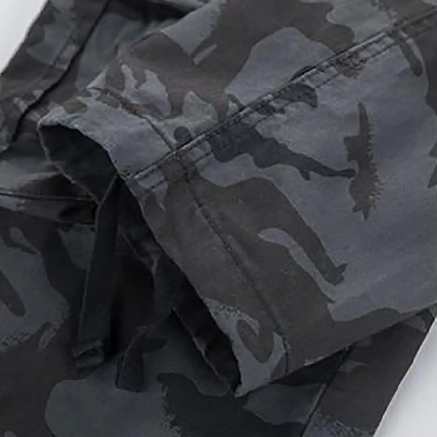 Ripstop Tactical Pants Men's Lightweight Camo Parachute Trousers Hiking Casual Cargo Pants with Multi Pockets
