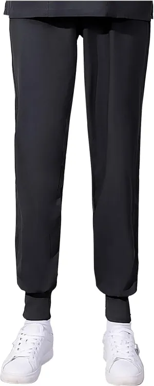 Scrub Pants for Women Straight Leg Sweatpants Joggers Casual Loose Work Trouser Full Length Comfy Nurse Dress Pants