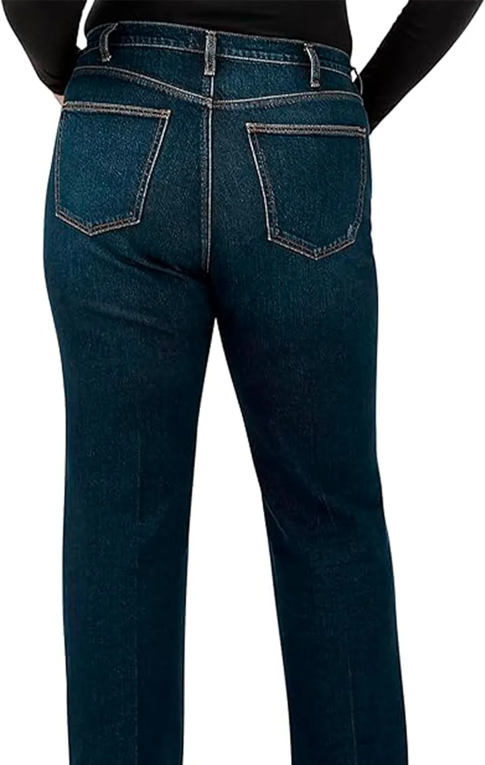 Silver Jeans Co. Women's Plus Size Highly Desirable High Rise Trouser Leg Jeans