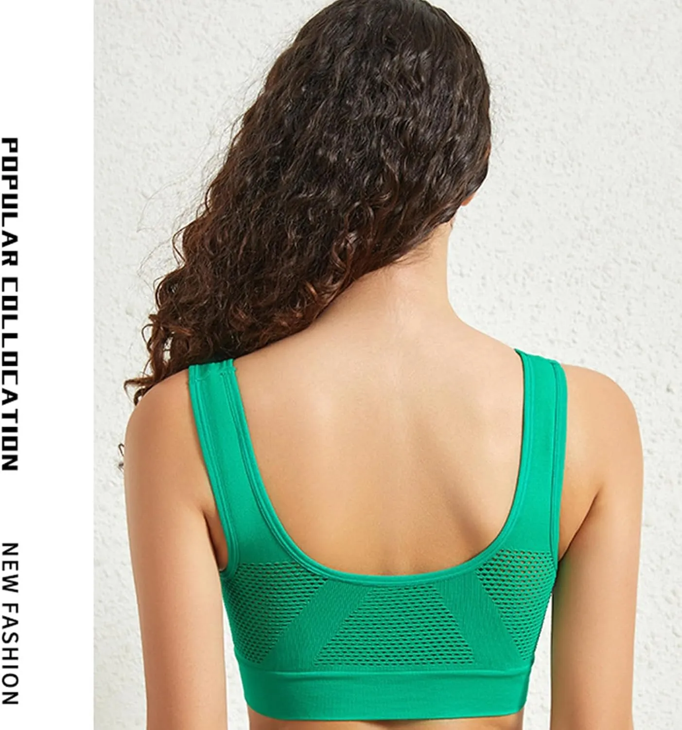 Sports Bras for Women 2025 No Underwire Large Bust High Impact Wirefree Bra Push Up Comfortable Breathable Yoga Bras