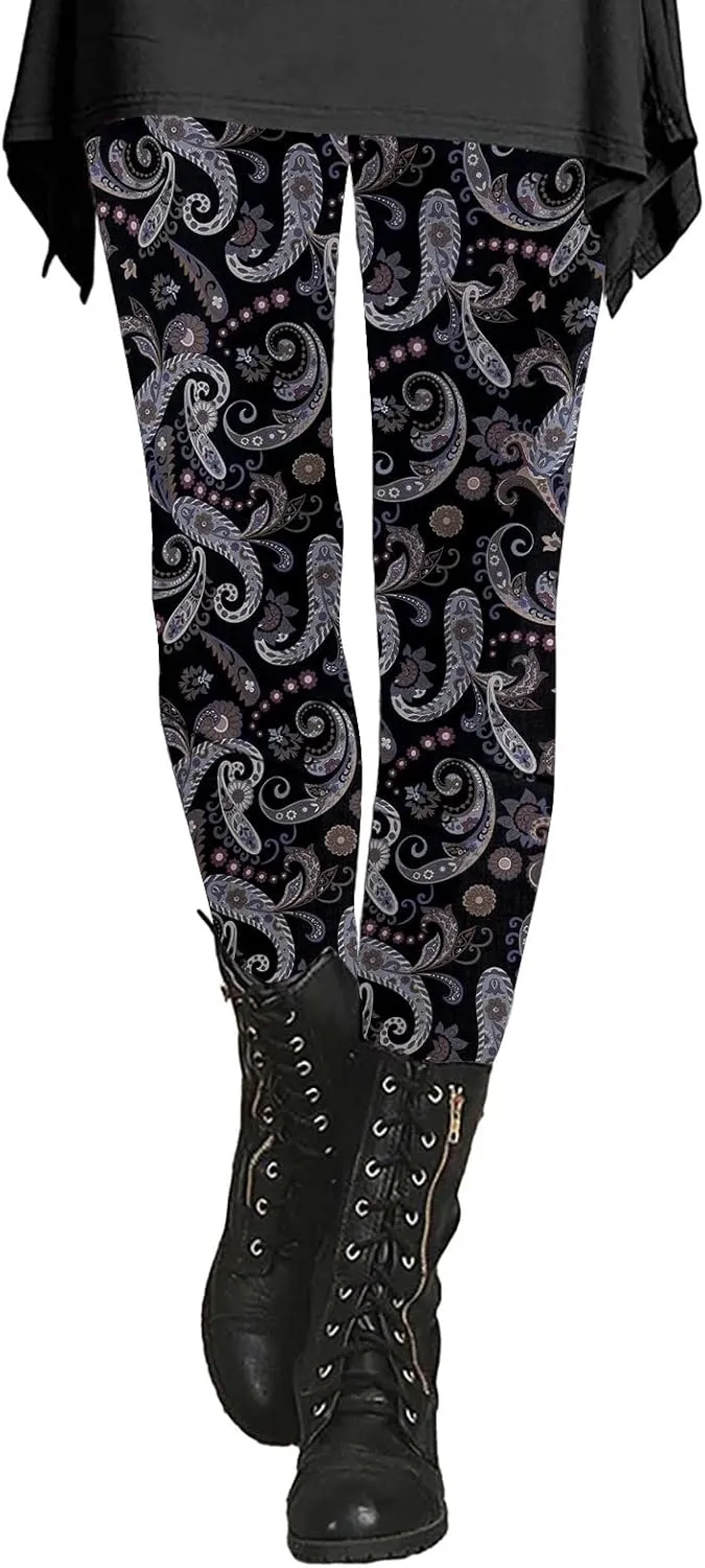 Striped Leggings for Women Plus Size Leggings Women Buttery Soft Tight Pants for Women