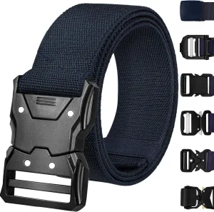 TECEUM Tactical Belt – Heavy-Duty & Quick Release – Military, Work, Rigger, Duty & Utility Belt for Men