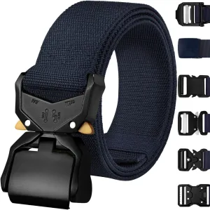 TECEUM Tactical Belt – Heavy-Duty & Quick Release – Military, Work, Rigger, Duty & Utility Belt for Men