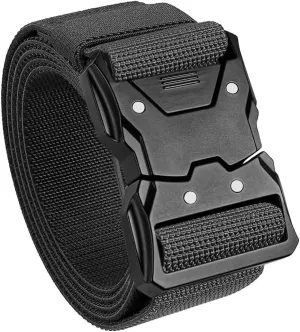 TECEUM Tactical Belt – Heavy-Duty & Quick Release – Military, Work, Rigger, Duty & Utility Belt for Men