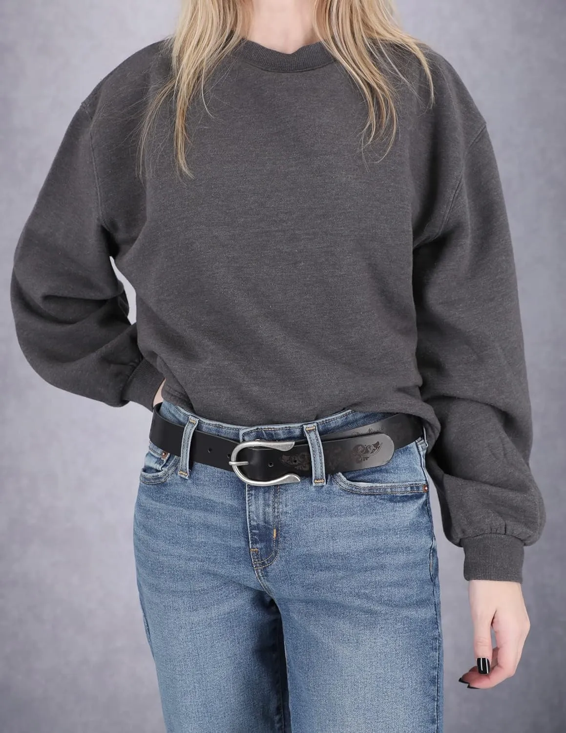 Timberland Women's Casual Leather Belt for Jeans