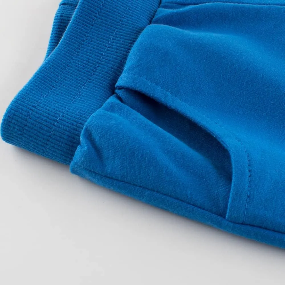 Toddler Boys Summer Knit Shorts with Pocket, 2/3/4 Pack Baby Pull-On Soft Active Shorts
