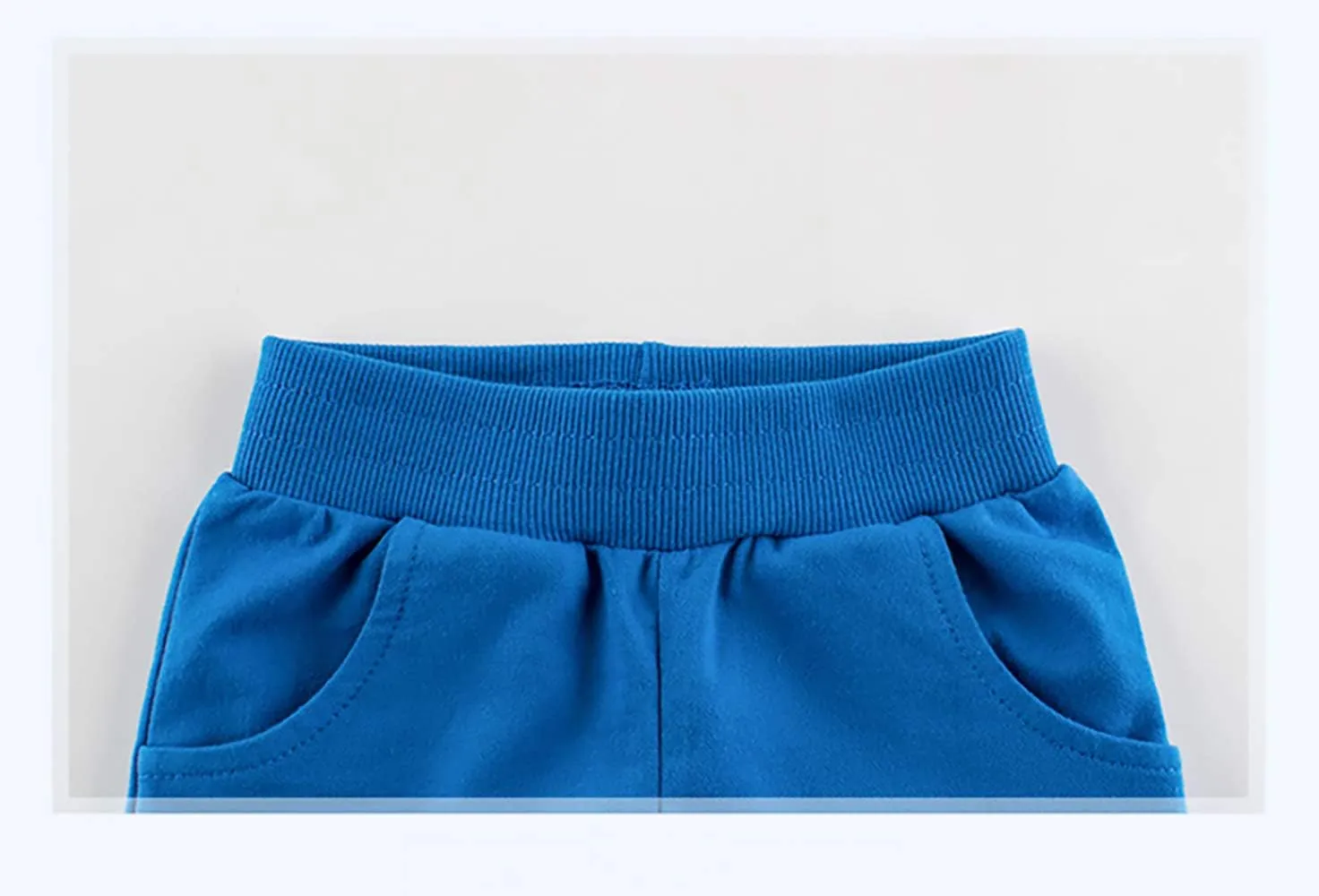 Toddler Boys Summer Knit Shorts with Pocket, 2/3/4 Pack Baby Pull-On Soft Active Shorts