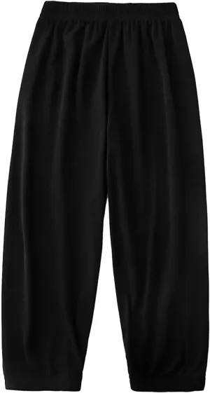 Toddler Girls Baggy Aesthetic Sweatpants Elastic Waist Kids Plain Casual Athletic Joggers Breathable Lightweight