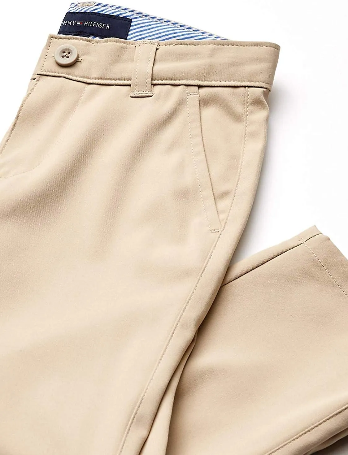 Tommy Hilfiger Boy's Performance Golf Pants, Breathable, Kids School Uniform Clothes