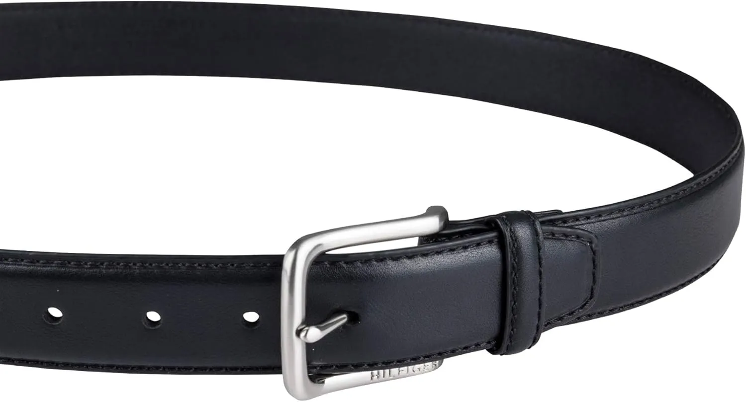 Tommy Hilfiger Men's Everyday Casual Jean Belt with Classic Harness Buckle