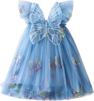 TTYAOVO Toddler Baby Dress Birthday Party Tulle Girl Dresses