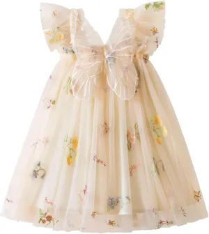 TTYAOVO Toddler Baby Dress Birthday Party Tulle Girl Dresses