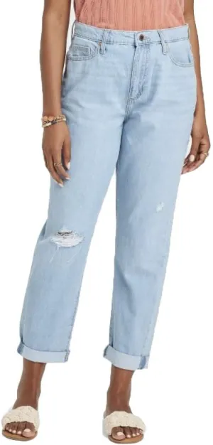 Universal Thread Women's Mid-Rise Boyfriend Jeans