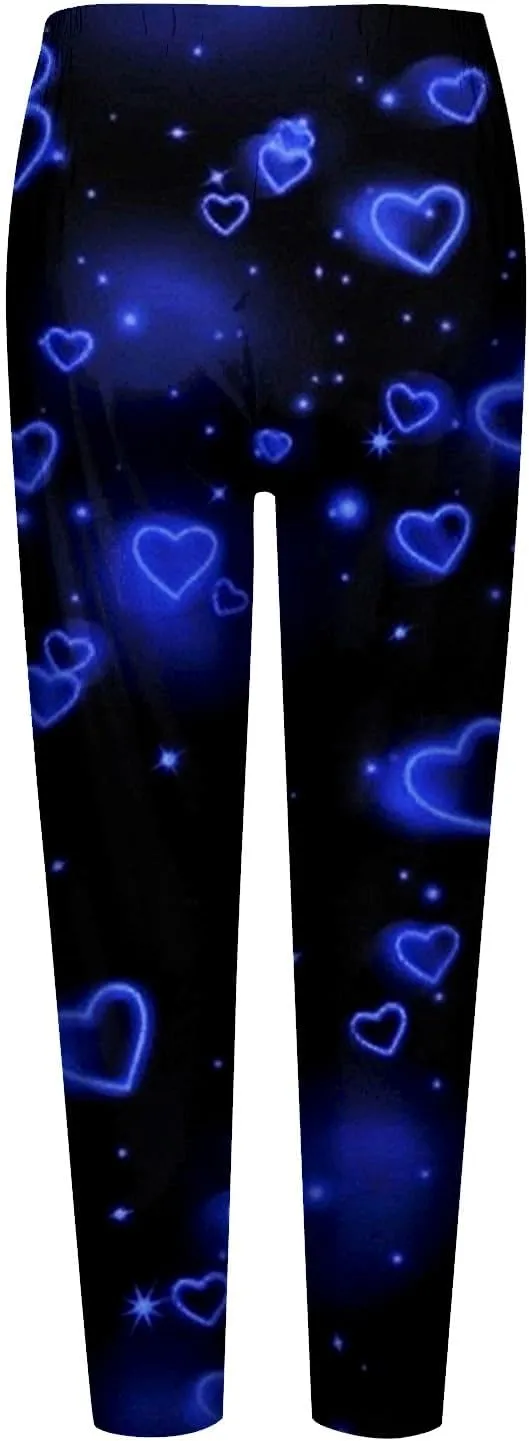 Valentines Day Leggings for Women 2025 Fun Valentines Outfits Dressy Leggings Plus Size Tummy Control
