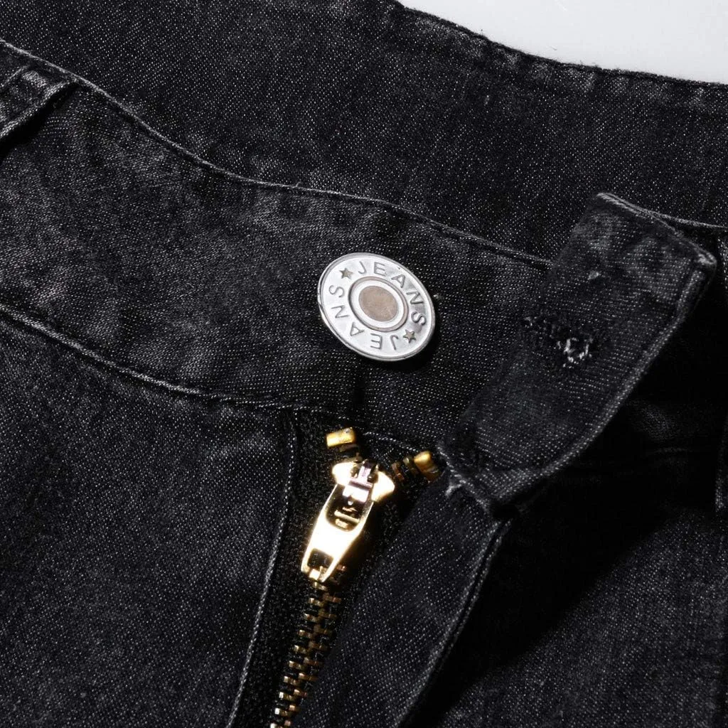 Women Bell Bottom Jeans Mid Waisted Flare Jeans Stretch Bootcut Jeans with Classic Wide Leg Denim Pants