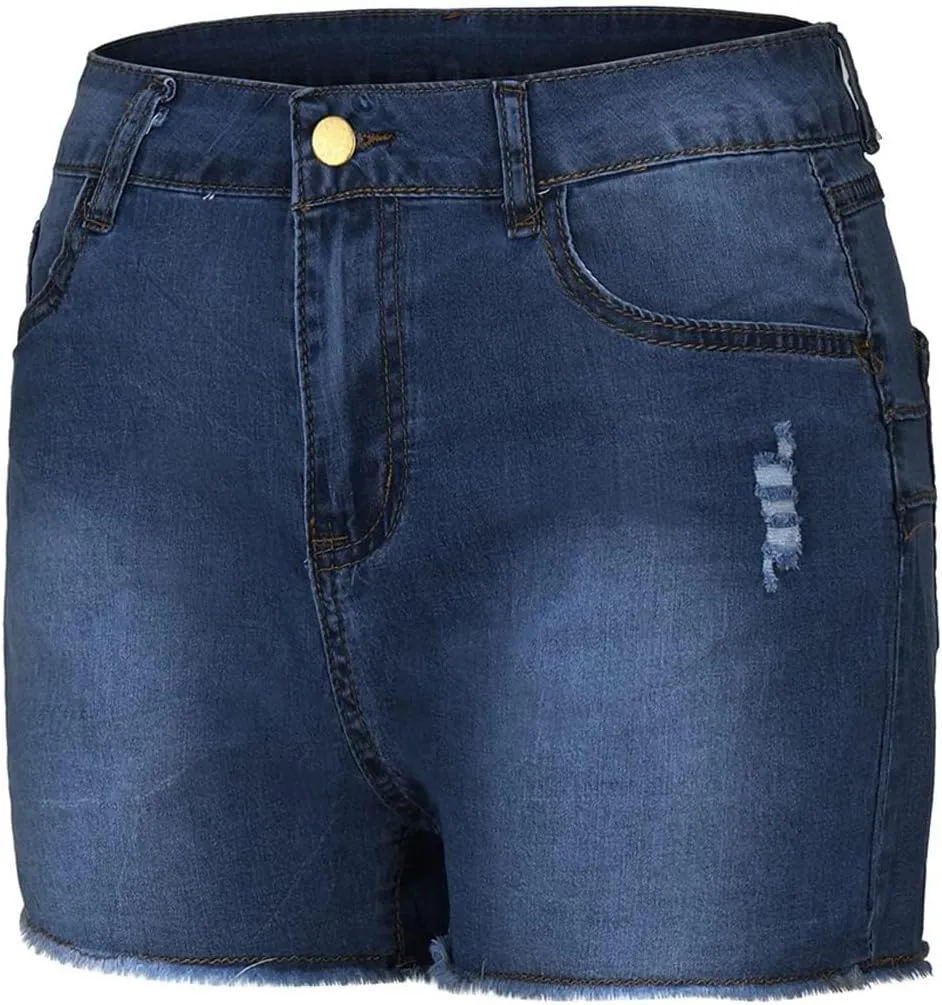 Women Shorts High Waisted Skinny Stretchy Denim Shorts Casual Summer Fashion Trendy Dressy Short Jeans 2025