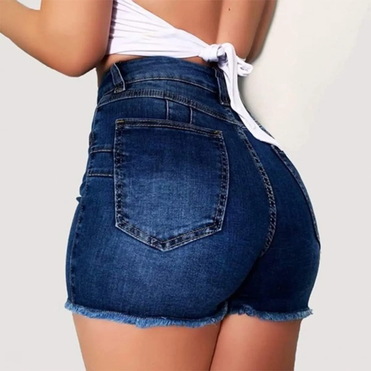 Women Shorts High Waisted Skinny Stretchy Denim Shorts Casual Summer Fashion Trendy Dressy Short Jeans 2025