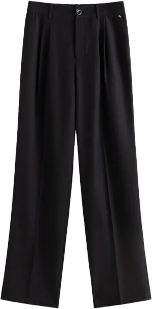Women Suit Pants Straight Wide Leg Trouser Summer Long Pant Office Lady Bottom Loose Pants for Women