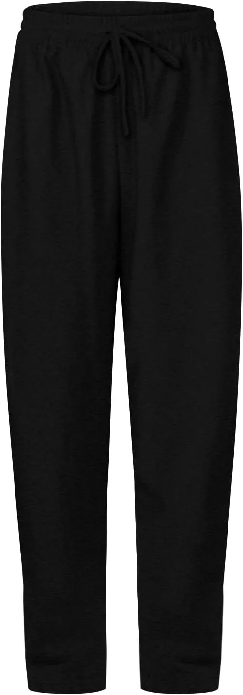 Women's Fleece Sweatpants Wide Leg Straight Loose Fit Dressy Casual Fashion Pants