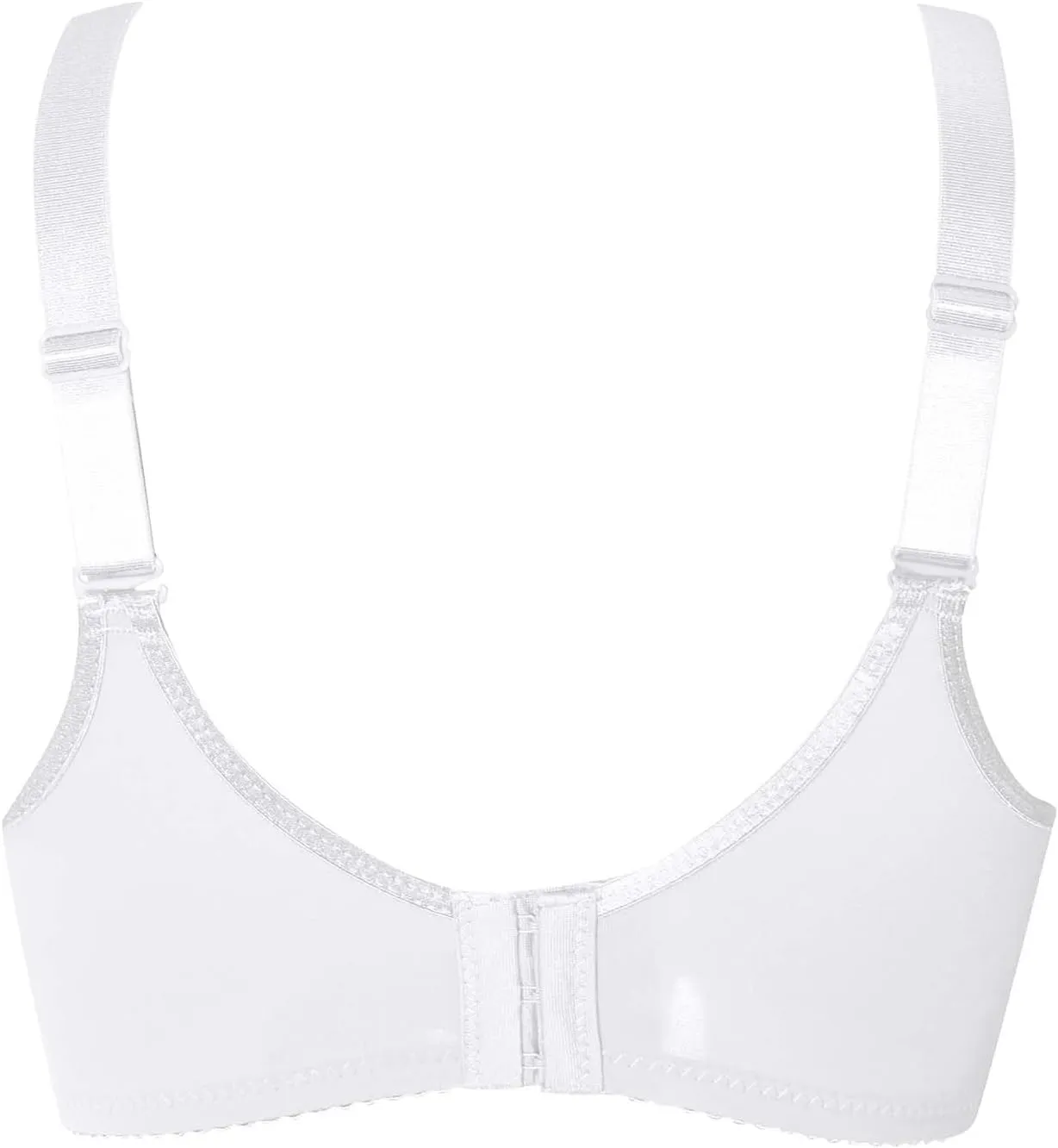 Women's Full Coverage Front Closure Posture Back Unpadded Sports Bra Wirefree Everyday Bra -Comfort and Double Support