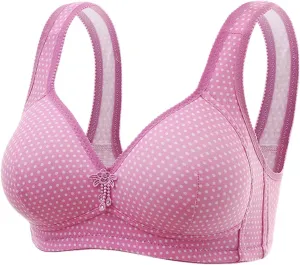 Women's Minimizer Bras Comfort Cushion Strap Wirefree Full Coverage Large Bust Non-Padded Bra