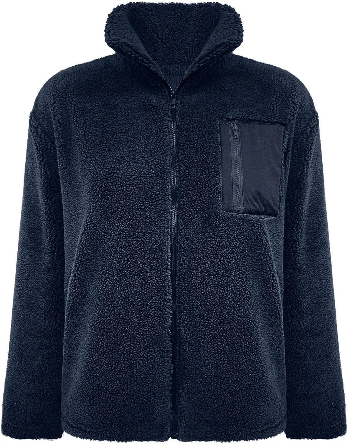 Women's Quilted Jackets Lightweight Fleece Sherpa Lined Coats Long Casual Jacket Winter Warm Collared Tops Outwear