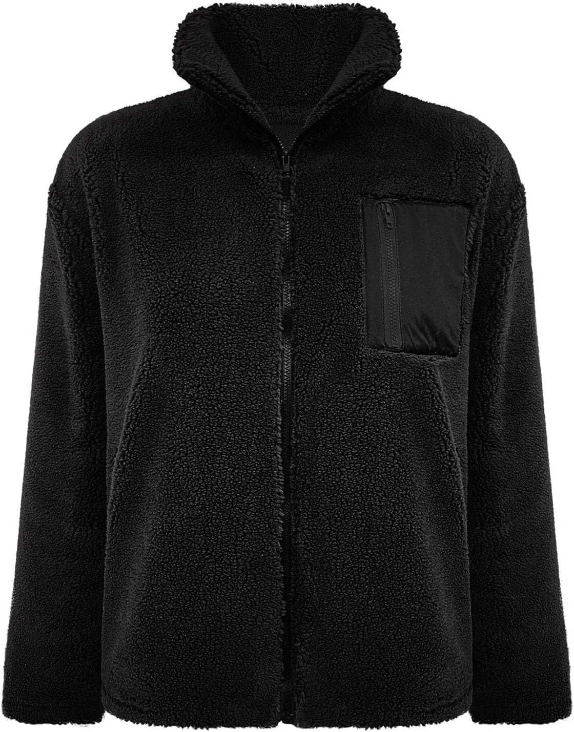 Women's Quilted Jackets Lightweight Fleece Sherpa Lined Coats Long Casual Jacket Winter Warm Collared Tops Outwear