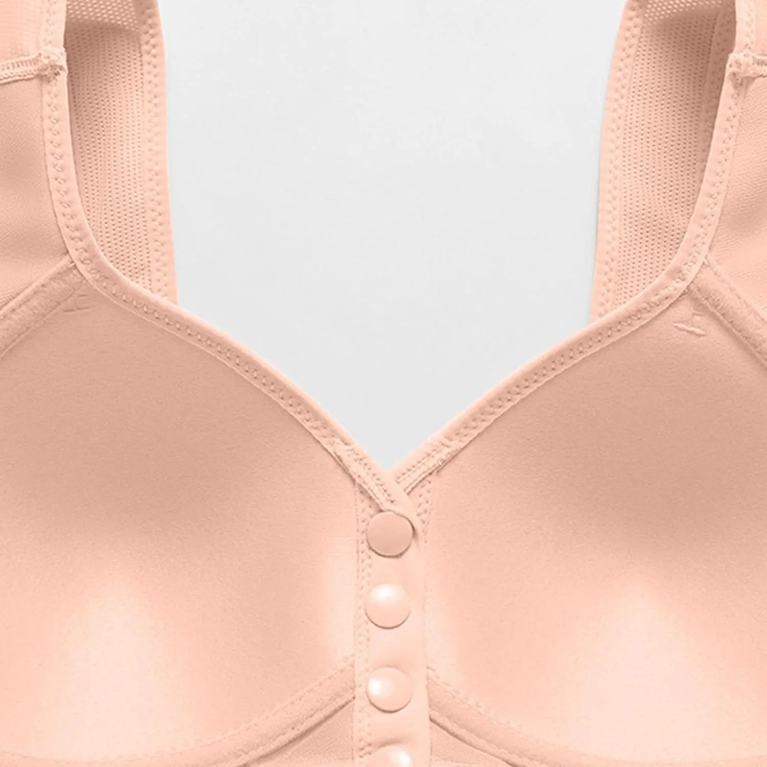 Women's Supportive Bra Comfortable Soft Tank Top Bra Adjustable Wireless Push-Up Side Breast Everyday Bra for Elderly