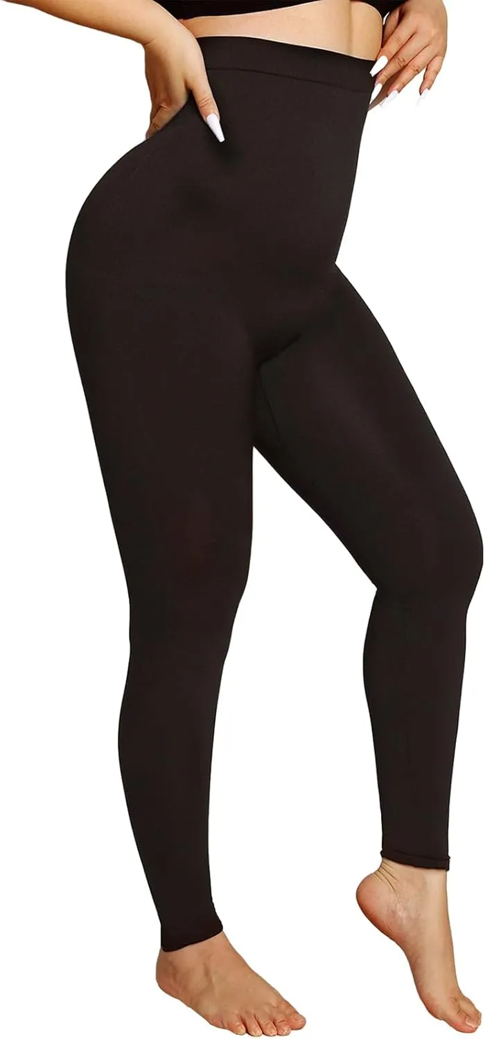 Workout Leggings for Women High Waist Footless Tights Soft Lightweight Athletic Gym Tights