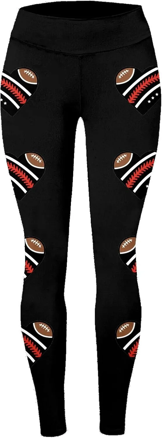Workout Leggings for Women Plus Size Womens Valentines Plaid Pants Lace Leggings with Bows