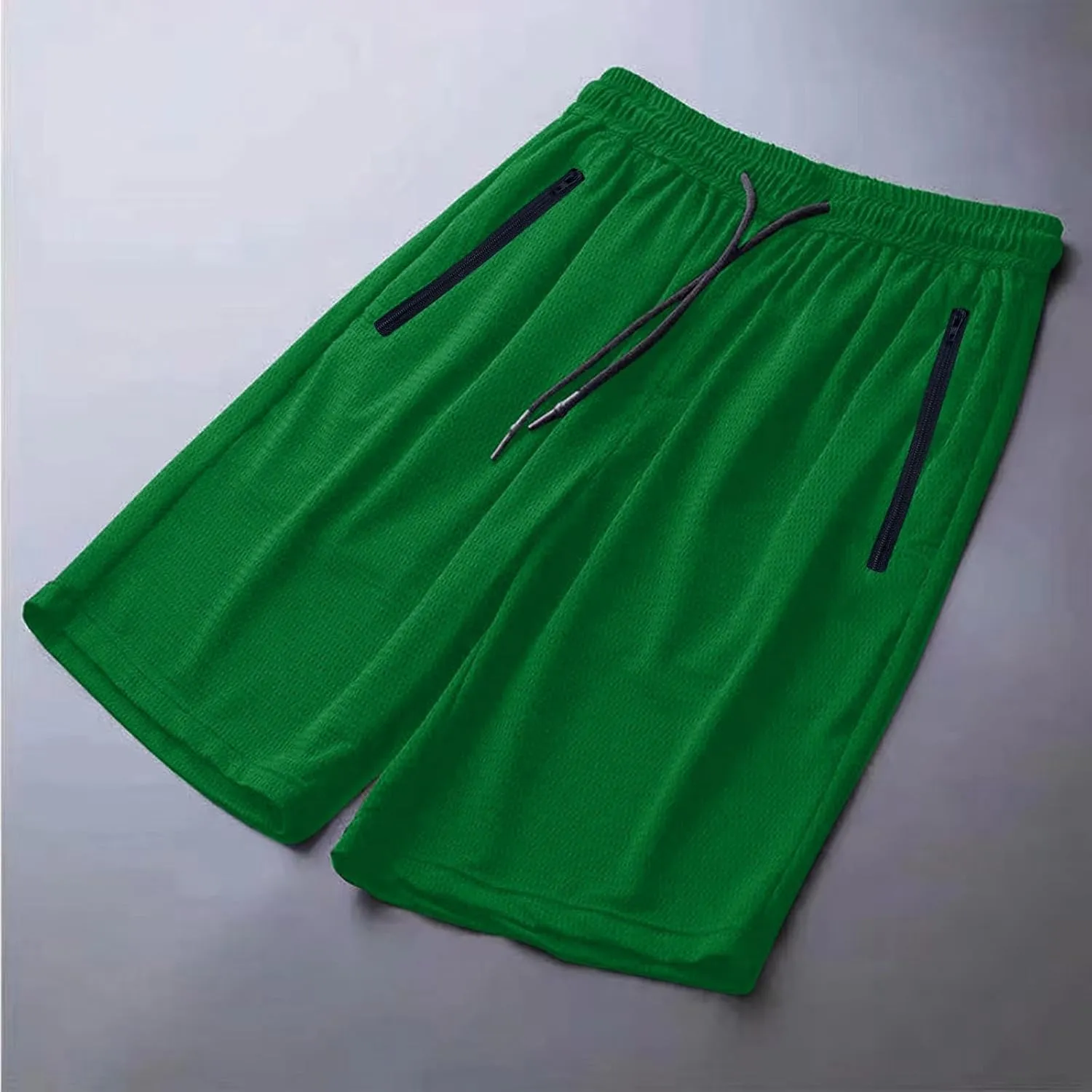 yardsong Athletic Shorts Women Quick Dry Gym Running Shorts Drawstring Elastic Waist Lightweight Shorts with Zipper Pockets